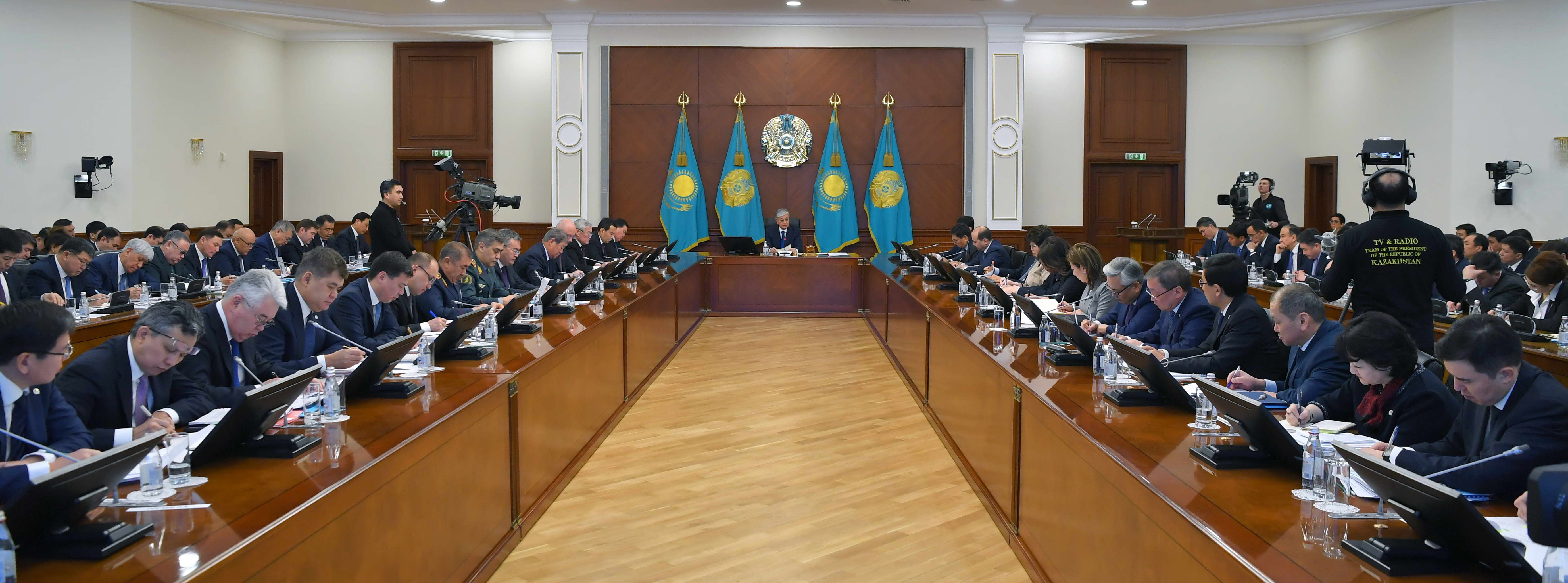 Мемлекет басшысы Қазақстан Республикасы Үкіметінің кеңейтілген отырысын өткізді